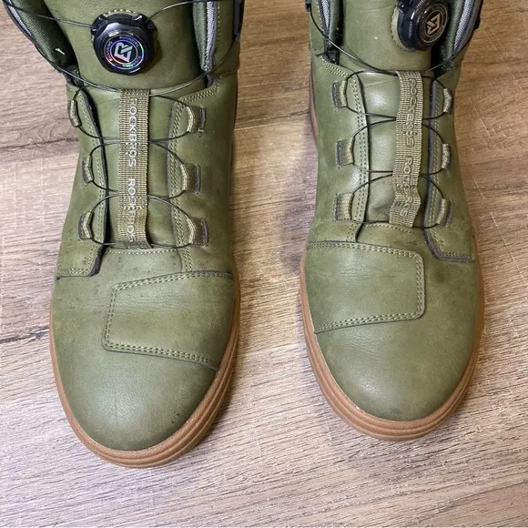 Rockbros Motorcycle Riding Shoes Green 10