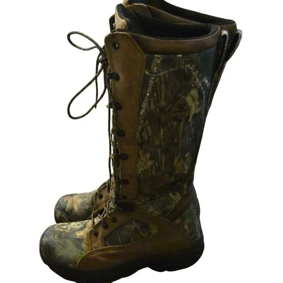 Rocky Snake Boot Sz 7m Boots Prolight Waterproof Camo Mossy Oak 16&quot; Hunting