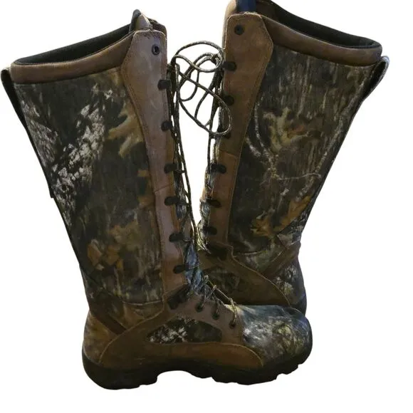 Rocky Snake Boot Sz 7m Boots Prolight Waterproof Camo Mossy Oak 16&quot; Hunting