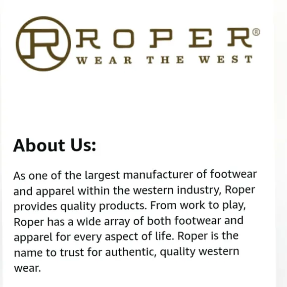 🆕⭐Roper brown western bootie boots
