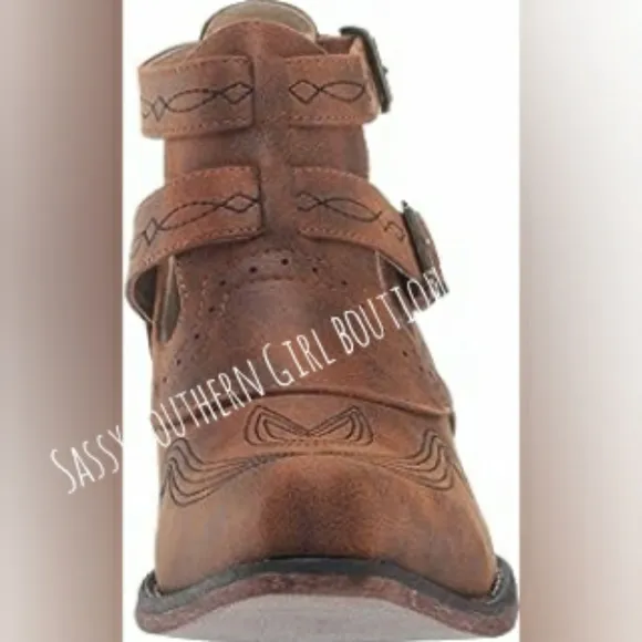 🆕⭐Roper brown western bootie boots