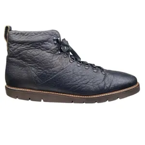 Ross &amp; Snow Mens Stefano SP Black Leather Lined Chukka Boot Size US 14