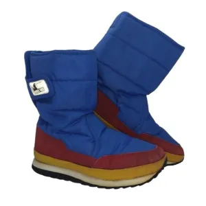 Rubber Duck Boys Pre-owned Insulated Blue &amp; Red Winter Boots - sz. 6 1/2