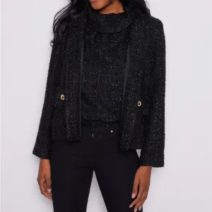 Sail to Sable Sparkle Tweed Blazer
