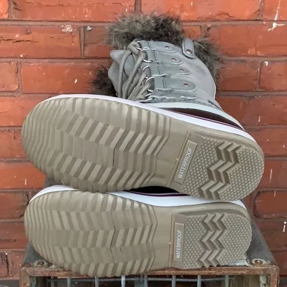 SALE❤️ SOREL NEW Joan of Arctic Waterproof Fur Tall Lace Up Winter Snow Boots 6