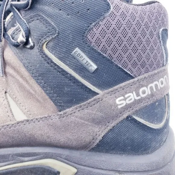 Salomon Eskape Brown Gore-Tex Lace Up Outdoor Hiking Trail Boots Men's Size 10