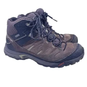 Salomon Eskape Brown Gore-Tex Lace Up Outdoor Hiking Trail Boots Men's Size 10