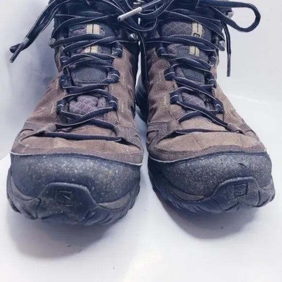Salomon Eskape Brown Gore-Tex Lace Up Outdoor Hiking Trail Boots Men's Size 10