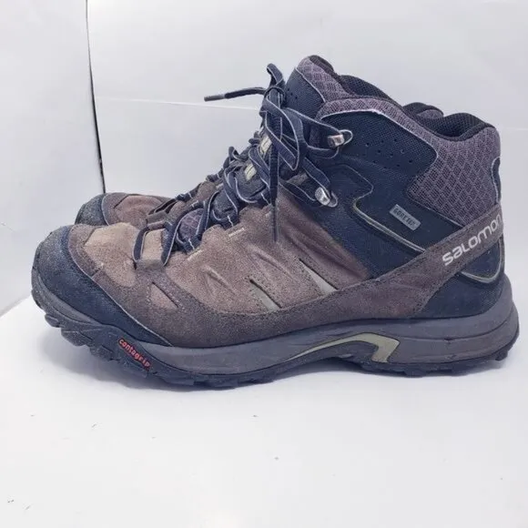 Salomon Eskape Brown Gore-Tex Lace Up Outdoor Hiking Trail Boots Men's Size 10