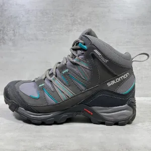 Salomon Mudstone Waterproof Trail Hiking Boots - Women's Size 7 - Gray