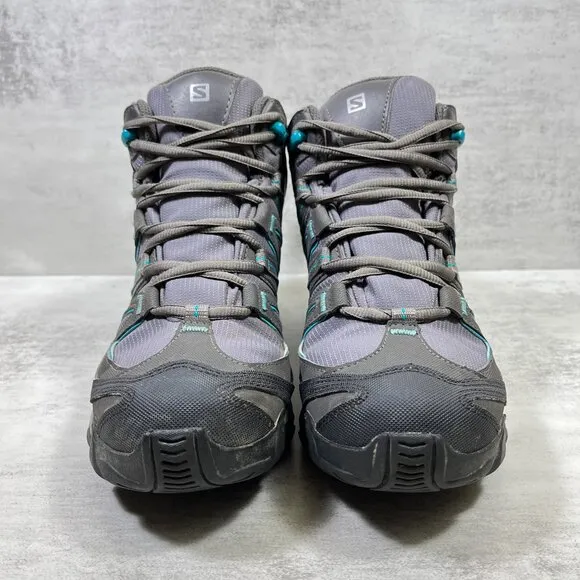 Salomon Mudstone Waterproof Trail Hiking Boots - Women's Size 7 - Gray
