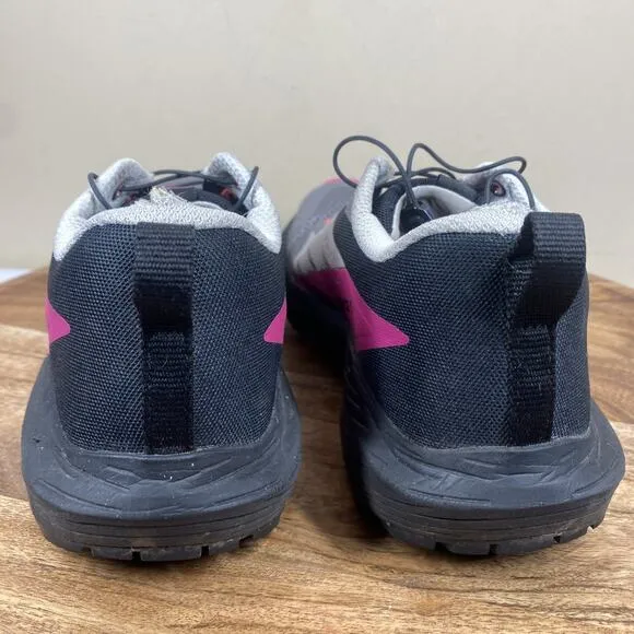 Salomon Sense Ride 5 Plum Kitten Pink Glow Womens Black Size 7.5 Running Shoes