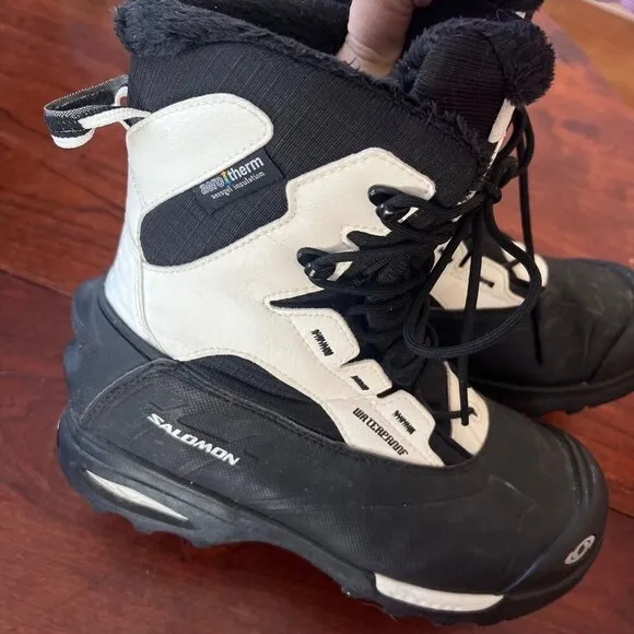 Salomon Women's Toundra Mid Waterproof Winter Aerotherm Boot- Size 7.5