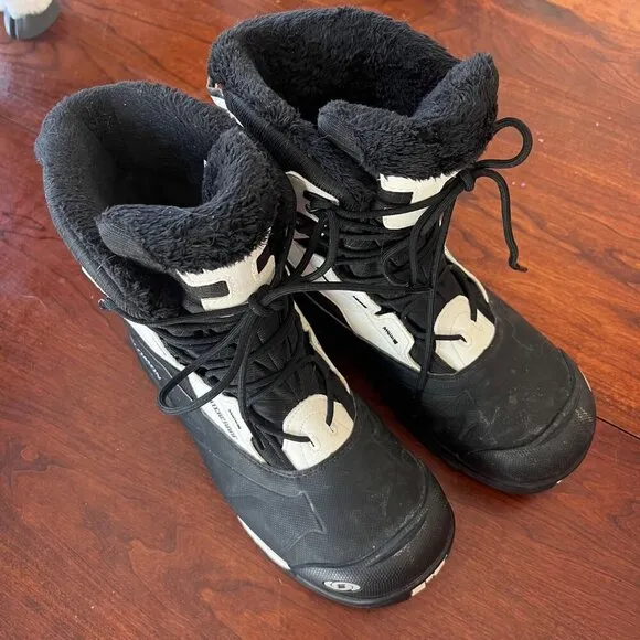Salomon Women's Toundra Mid Waterproof Winter Aerotherm Boot- Size 7.5