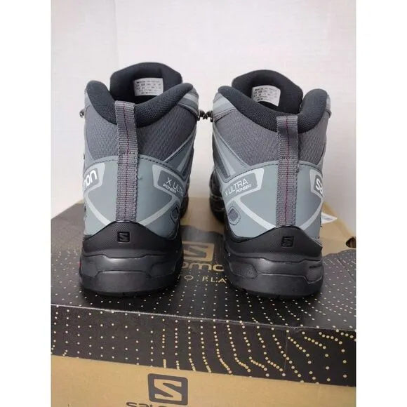 Salomon Women's X Ultra Pioneer Mid Waterproof Hiking Boots Ebony