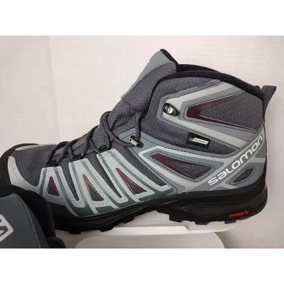 Salomon Women's X Ultra Pioneer Mid Waterproof Hiking Boots Ebony