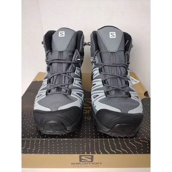 Salomon Women's X Ultra Pioneer Mid Waterproof Hiking Boots Ebony