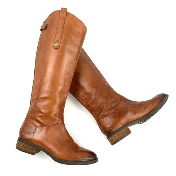 SAM EDELMAN &quot;Penny&quot;‎ Leather Riding Boots