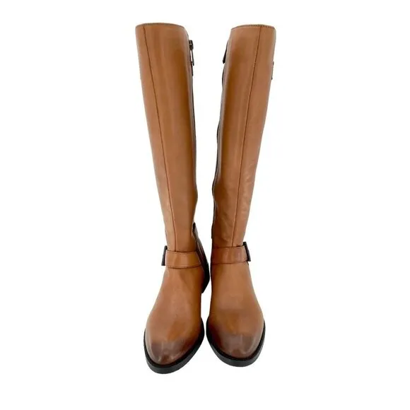 Sam Edelman Boots Moore Brown Leather Tall Riding Equestrian New SZ 7