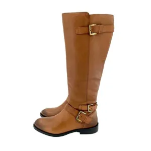 Sam Edelman Boots Moore Brown Leather Tall Riding Equestrian New SZ 7