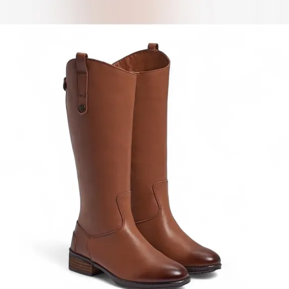 Sam Edelman Brown Equestrian Boots