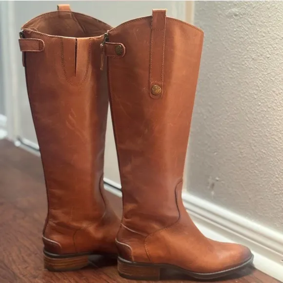Sam Edelman Brown Equestrian Boots