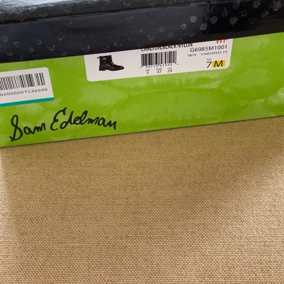 SAM EDELMAN Carlton Leather Trimmed Puffer Snow Boots Women’s Sizes 7 &amp; 8 - New
