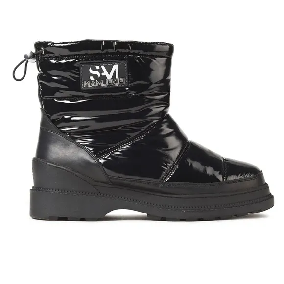 SAM EDELMAN Carlton Leather Trimmed Puffer Snow Boots Women’s Sizes 7 &amp; 8 - New