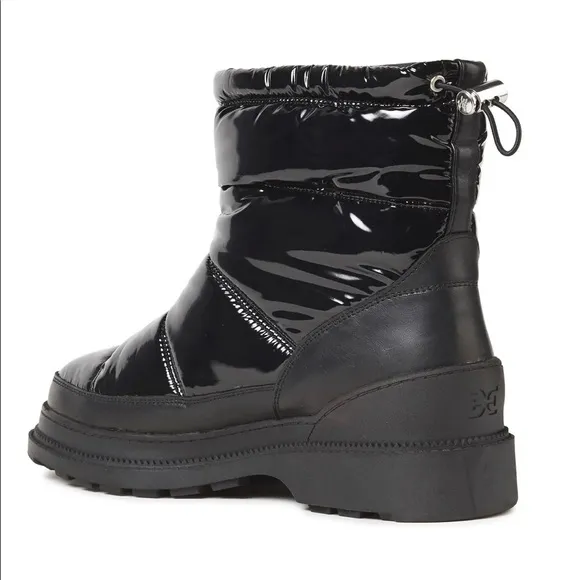 SAM EDELMAN Carlton Leather Trimmed Puffer Snow Boots Women’s Sizes 7 &amp; 8 - New