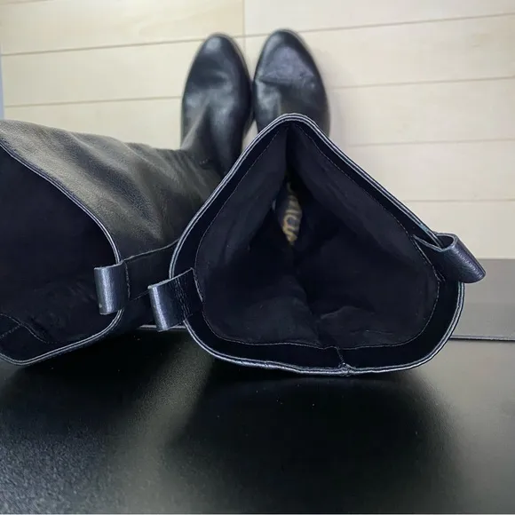 Sam Edelman Prina Riding Boots Women's Size 10 Shoes Black Leather Tall Boots M