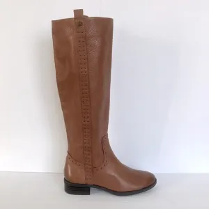 Sam Edelman Women's Prina Soft Brown Leather Tall Riding Boots Shoes Size 6M New