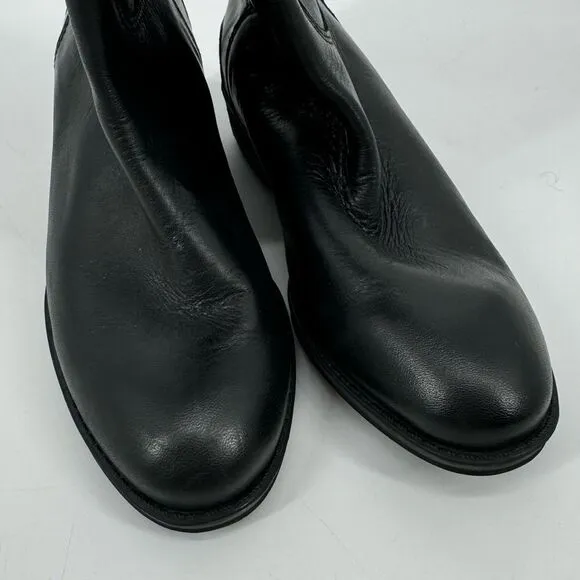Sam Edelman Penny 2 Black Leather Boots Size 4.5