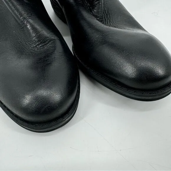 Sam Edelman Penny 2 Black Leather Boots Size 4.5