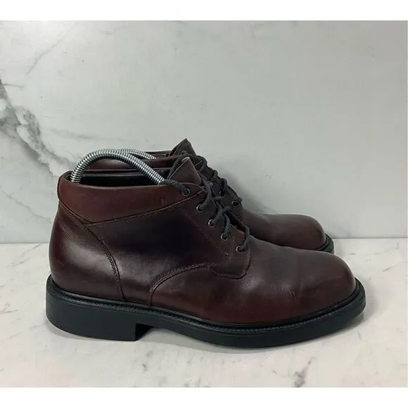 SEBAGO Brown Leather Chukka Boots