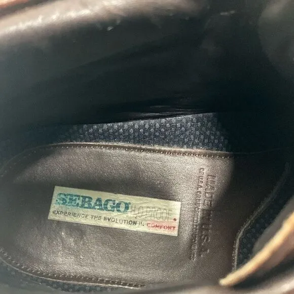 SEBAGO Brown Leather Chukka Boots