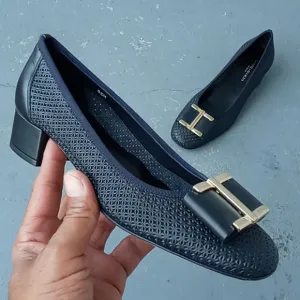 Sesto Meucci Ladies Italian Leather Prim Bow Pump