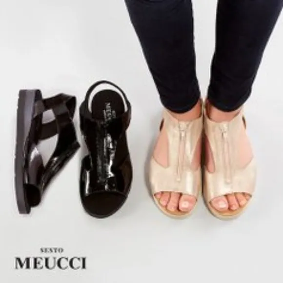 Sesto Meucci Ladies Italian Leather Prim Bow Pump