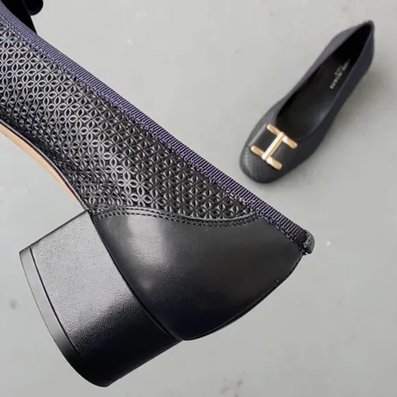 Sesto Meucci Ladies Italian Leather Prim Bow Pump