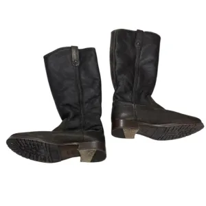 SH2 Frye Melissa Button II Tall Knee High Shearling Boots Womens Equestrian