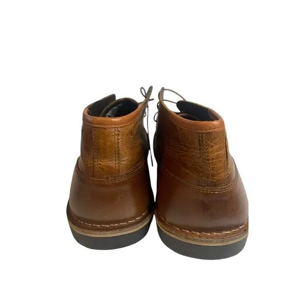 Size 13 Steve Madden Harken Chukka Boots Cognac Leather Mens