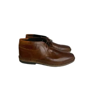 Size 13 Steve Madden Harken Chukka Boots Cognac Leather Mens