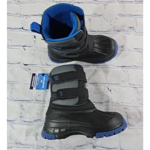 Skechers Skech-Tex Waterproof Black Winter Snow Boots INFANT TODDLER BOYS SZ 10