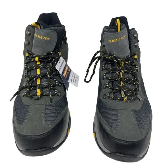 Skechers Trego Pacifico Men's Size 13 Waterproof Hiking Boots Gray New