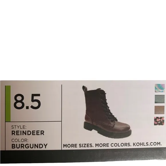 SO® Finleyy Women's Combat Boots 8.5 Size