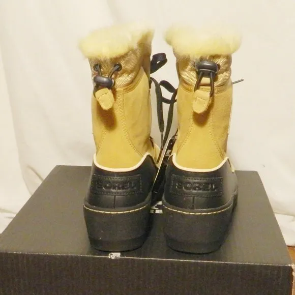 Sorel $130  Women's Tivoli III Curry &amp; Black Winter Boots Sz 11 NIB!