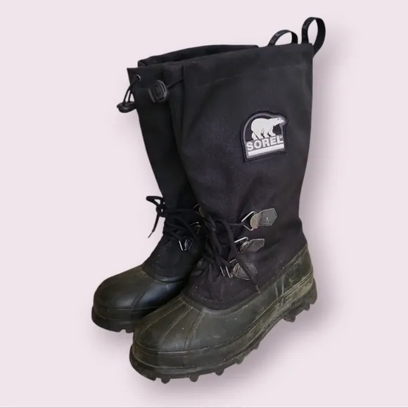SOREL | Bear Winter Insulated Waterproof Boots Men's Size 7 Black