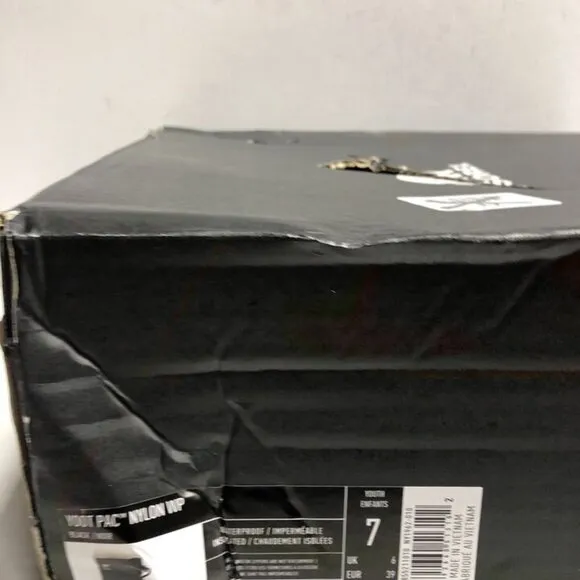 Sorel Big Kids’ Yoot Pac Nylon Black Winter Boots, Size 7M