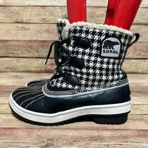 Sorel Black And White Tivoli Winter Boots
