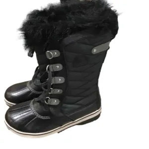 Sorel Black Winter Boots Size 7 New