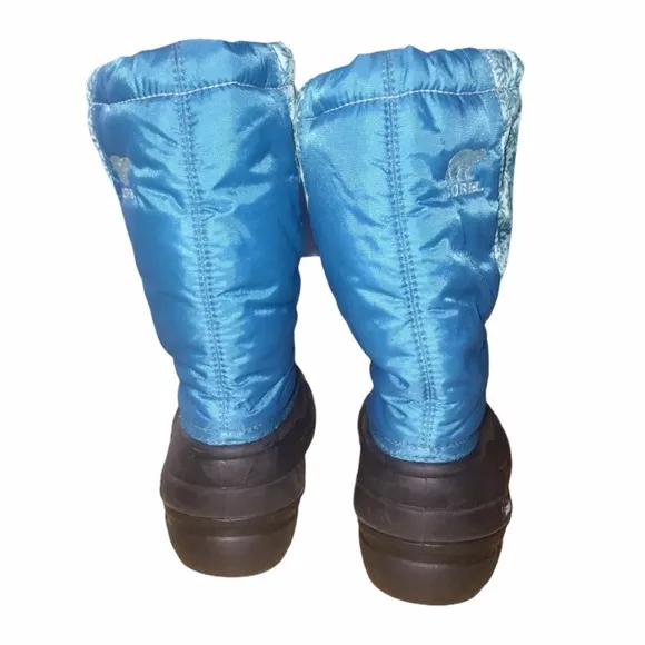 Sorel Blue Insulated Winter Snow Boots Sz 6
